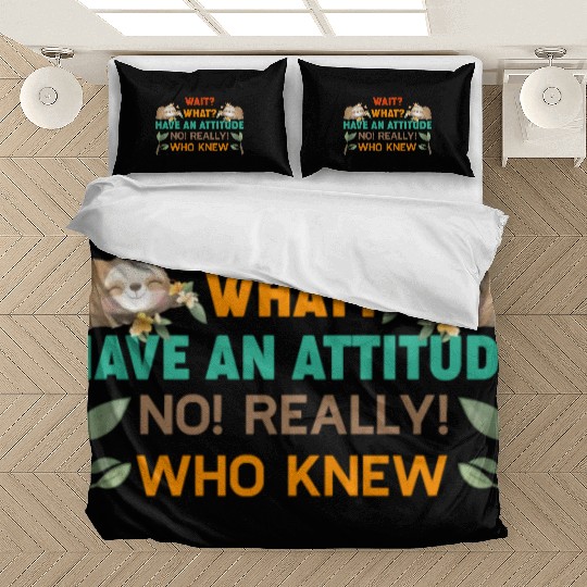 Sloth Sloths, Trees, Attitude Bedding Sets