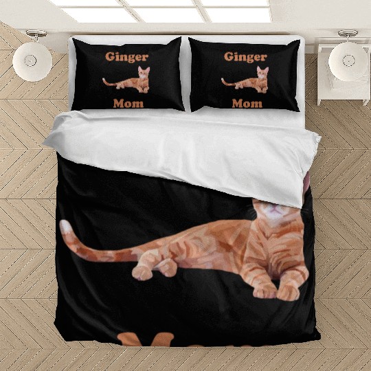Ginger Cat Mom Bedding Sets