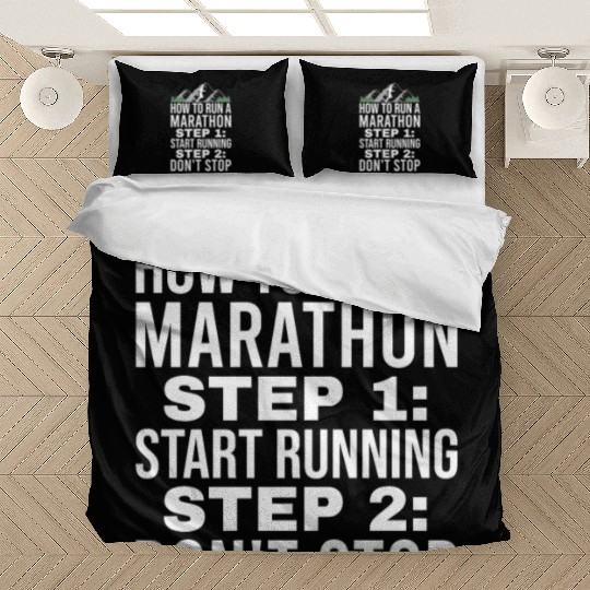 How To Run Marathon - Marathon Racer Bedding Sets