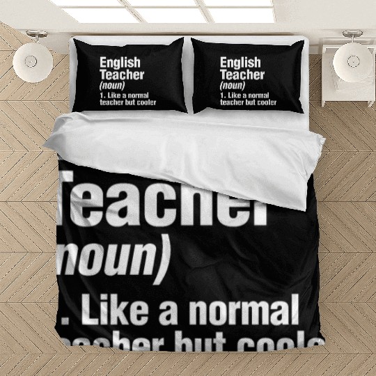 English Teacher Bedding Sets Back To School Writer
