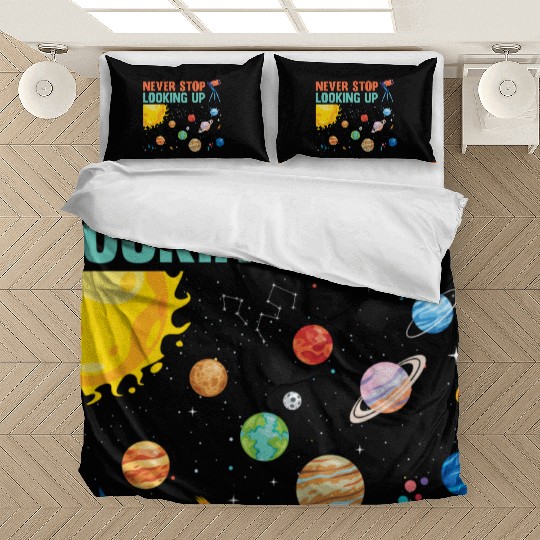 Telescope Solar System Planets Astronomer Bedding Sets