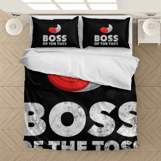 Boss of the Toss Funny Disc Golf Ultimate Frisbee Bedding Sets