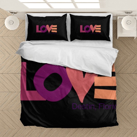 LOVE LOGO Multi Color Logo Bedding Sets