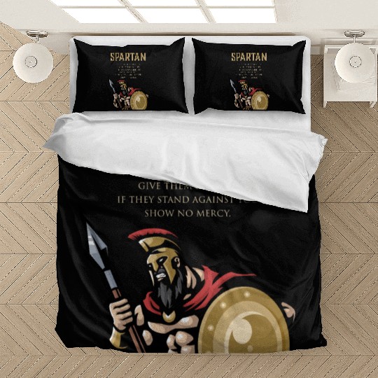 Spartan Soldier Motivation Warrior Training Bedding Sets