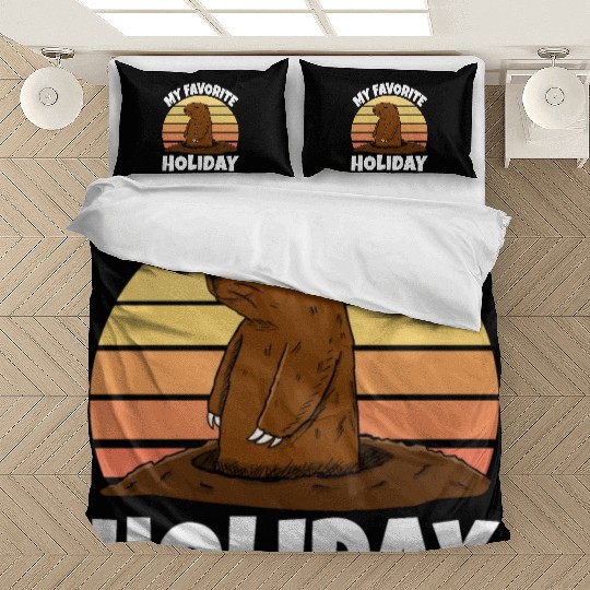 My Favourite Holiday Groundhog Bedding Sets