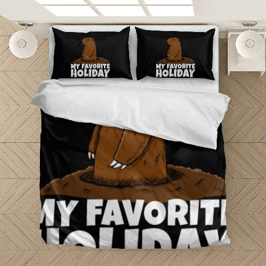 My Favourite Holiday Groundhog Bedding Sets