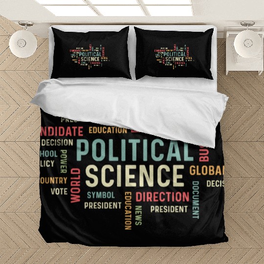 Political Science Careers Hardworking Student Gift Bedding Sets