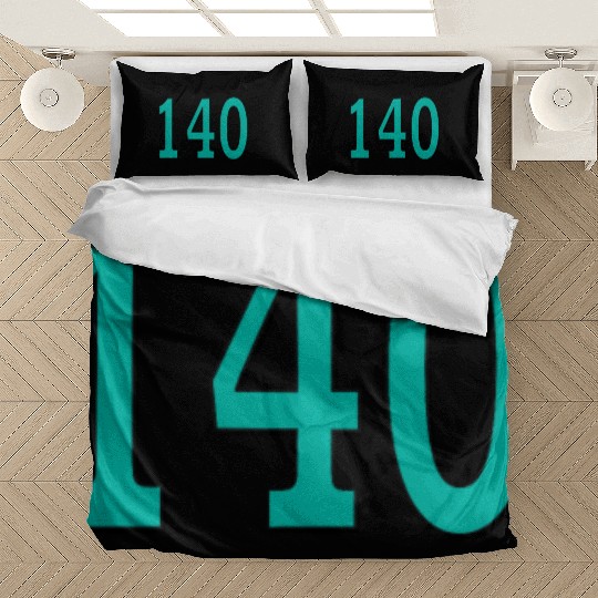 140 Blue Number Crew Bedding Sets