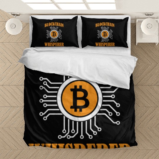 Blockchain Whisperer Bitcoin Trading Bedding Sets