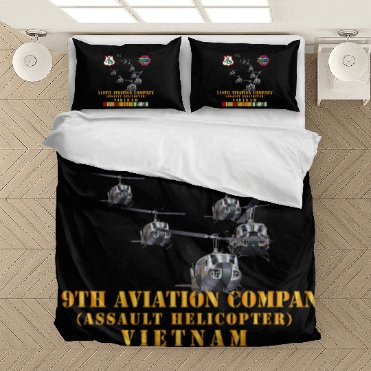 Army 119th Aviation Company Assault Helicopter w S Bedding Sets