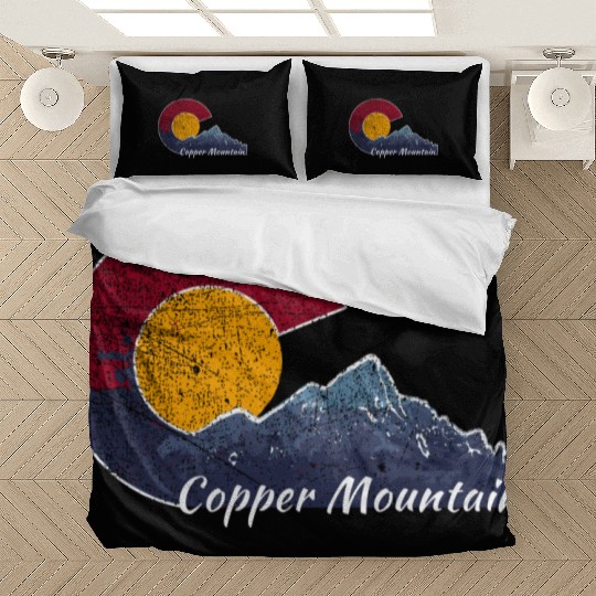 Copper Mountain Colorado Mountain Scenery Bedding Sets