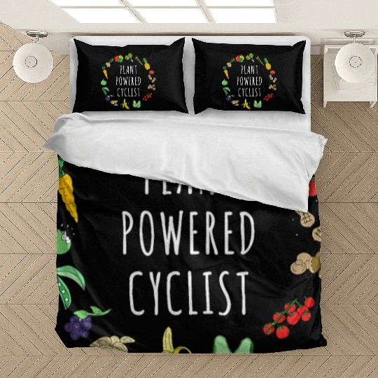 Plant Powered Cyclist Vegetarian Vegan Cycling Bedding Sets