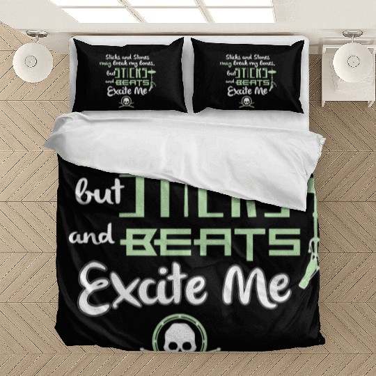Drummer Bedding Sets Sticks and Beats Excite Me