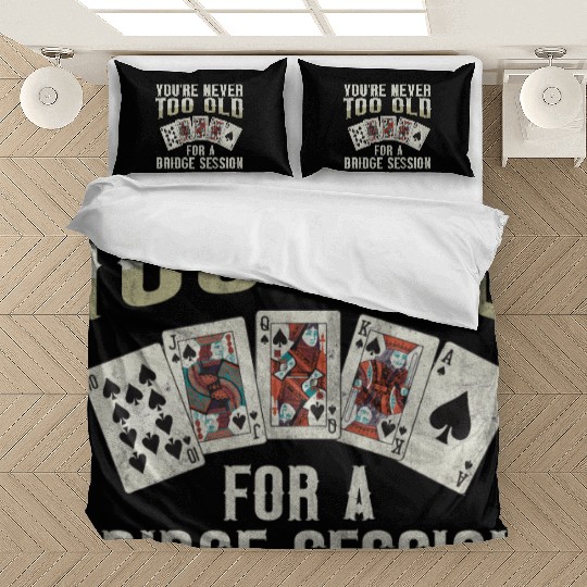 Card Game Bridge Quote for a Bridge Nerd Bedding Sets