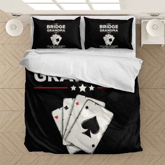 Card Game Bridge Design for a Bridge Grandma Bedding Sets