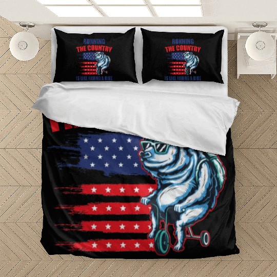 Joe Biden Running The Country's Like Riding A Bike Bedding Sets
