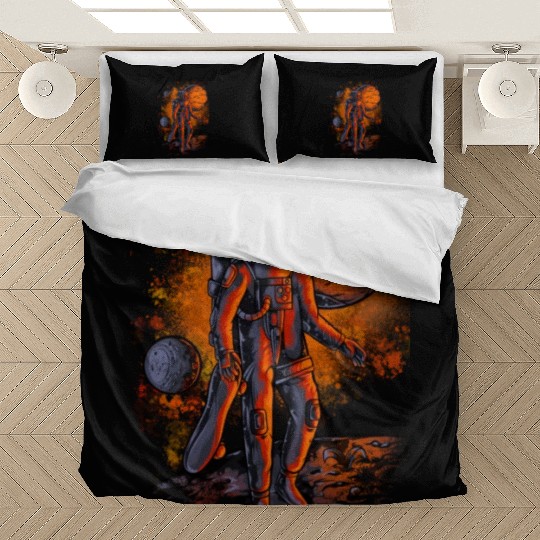 Lion astronauts in space Bedding Sets