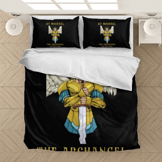 Archangel St Michael Roman Catholic Gift Bedding Sets