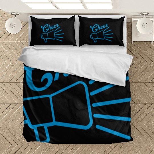 cheer cheer megaphone symbol Bedding Sets