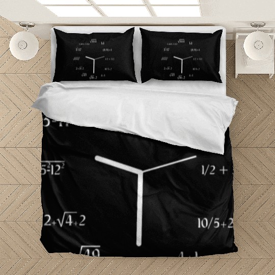 Math Meme Math Equation Joke Funny Math Clock Bedding Sets