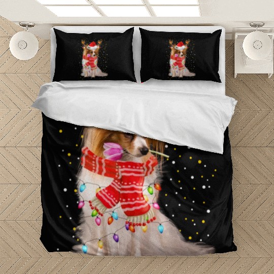 Papillion Bedding Sets Papillion Reindeer Christmas Light