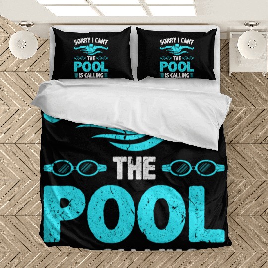 Swimming Lover Pool Swimmer Swim Bedding Sets