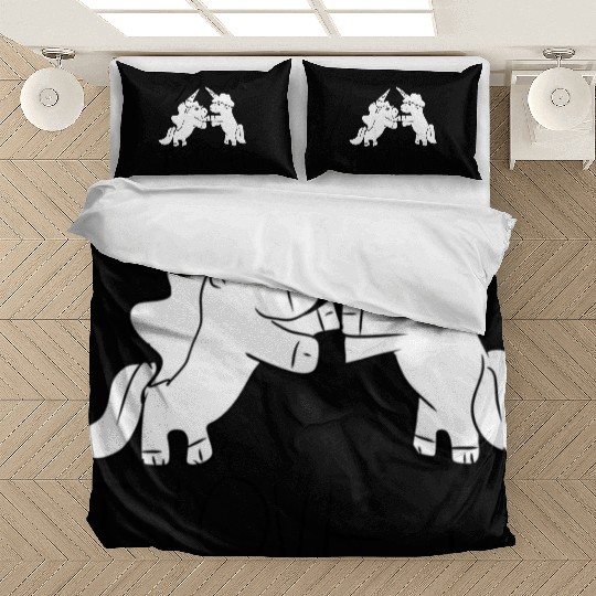unicorn i love you couple Bedding Sets