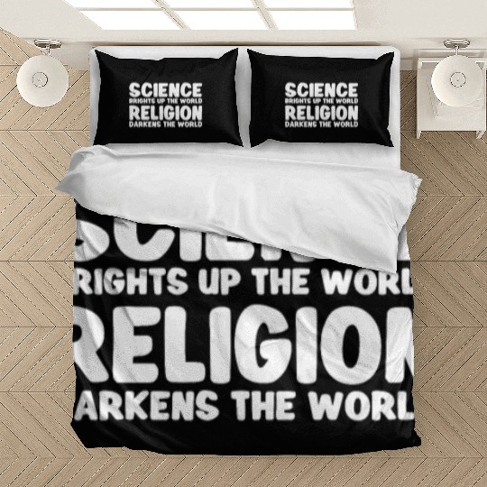 Atheist Atheism Anti Religion Securalism God Sucks Bedding Sets