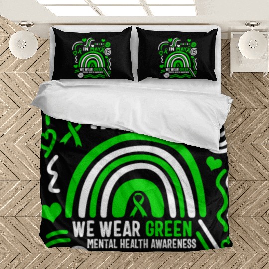 Mental Health Awareness Bedding Sets, In May I Wear