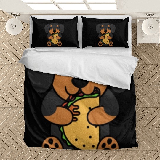 Dachshund Taco Lover Bedding Sets