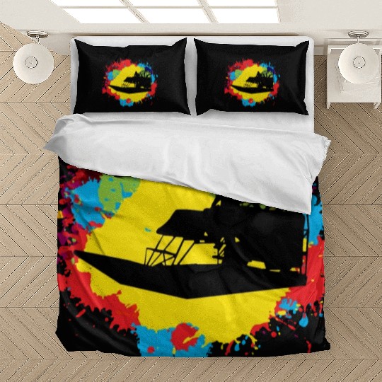 Airboat Fanboat Airboating Planeboat Swamp boat Bedding Sets