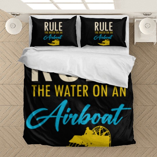 Airboat Fanboat Airboating Planeboat Swamp boat Bedding Sets