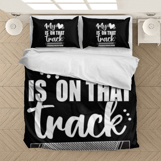 Proud Racing Girlfriend Of A Racer Race Girlfriend Bedding Sets