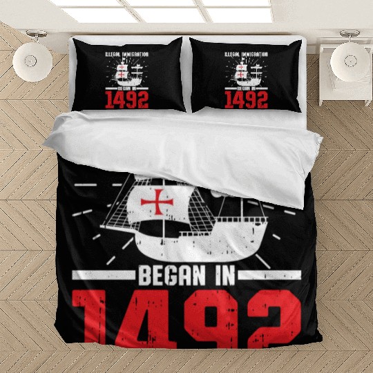 Anti Columbus Day Bedding Sets