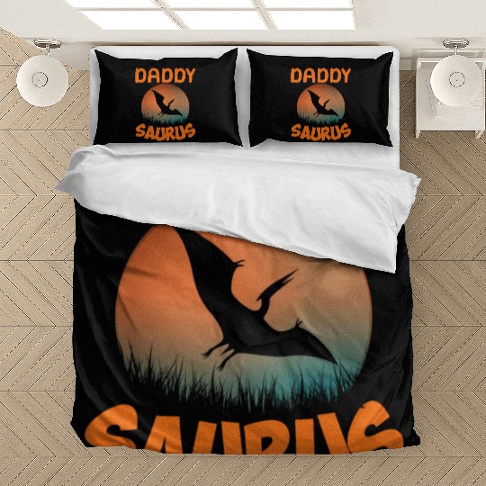 Daddysaurus Papasaurus Bedding Sets