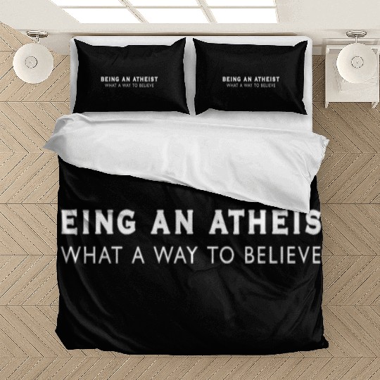 Atheist Atheism Anti Religion Securalism God Sucks Bedding Sets