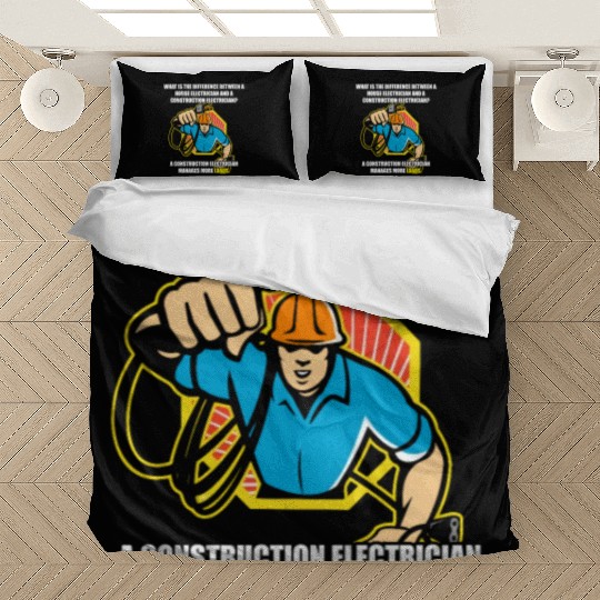 Electrician Electrical Engineer Lineman Bedding Sets