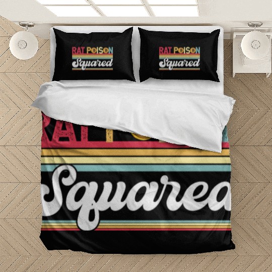Rat Poison Squared Bedding Sets