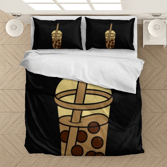 design comic bubble tea Bedding Sets