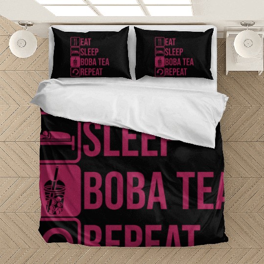 Daily Repeat Boba Tea Bedding Sets