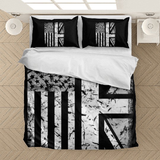 American Flag British Flag US UK Stars Stripes Bedding Sets