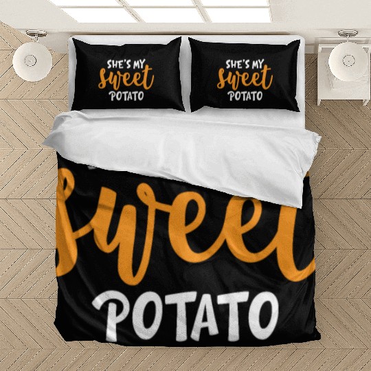 She's My Sweet Potato Funny Matching Mom Daughter Bedding Sets