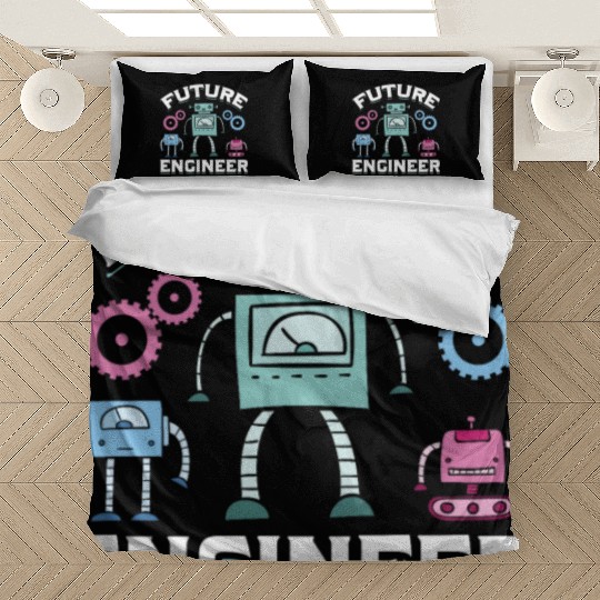 Robot Future Engineer Boys Robotics Bedding Sets