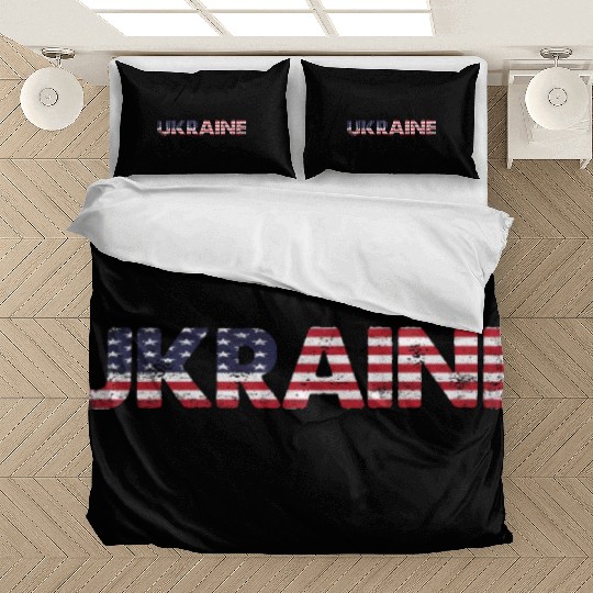 I Stand with Ukraine Ukraine Flag Bedding Sets