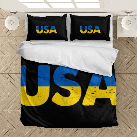 I Stand with Ukraine Ukraine Flag Bedding Sets