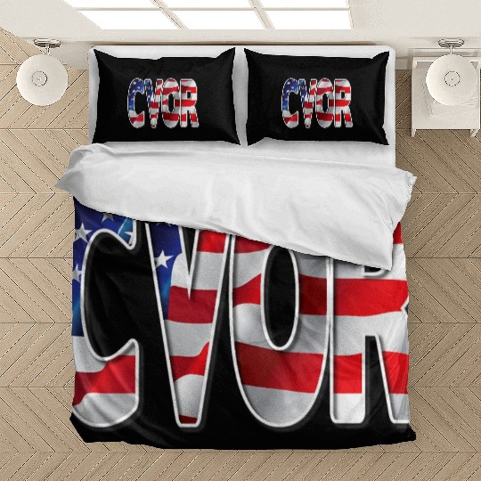 Nurses USA Flag Stars Stripes CVOR Bedding Sets