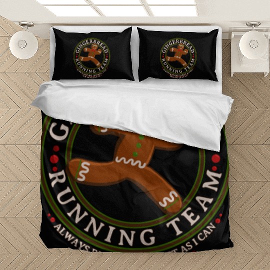 Christmas Gingerbread Running Team Bedding Sets