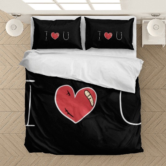 heart red i love you Bedding Sets