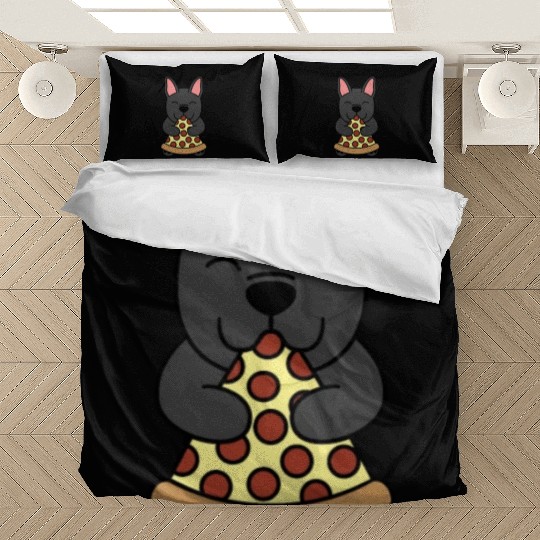 French Bulldog Pizza Lover Bedding Sets
