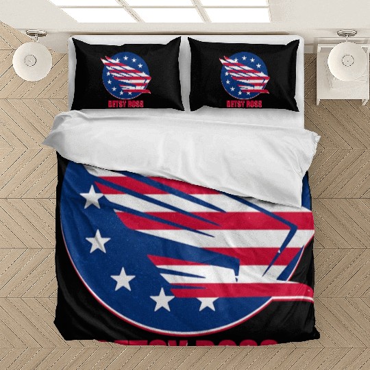 Patriotism USA Betsy Ross Flag Stars Stripes Eagle Bedding Sets